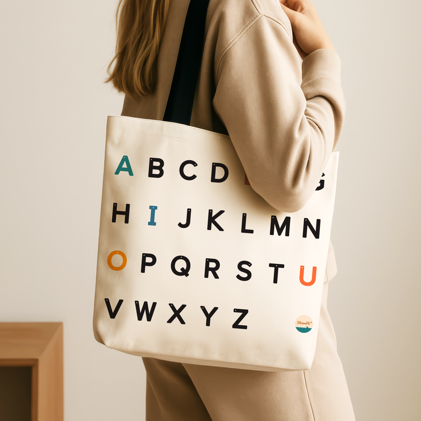 Strive Hi Alphabet Tote Bag