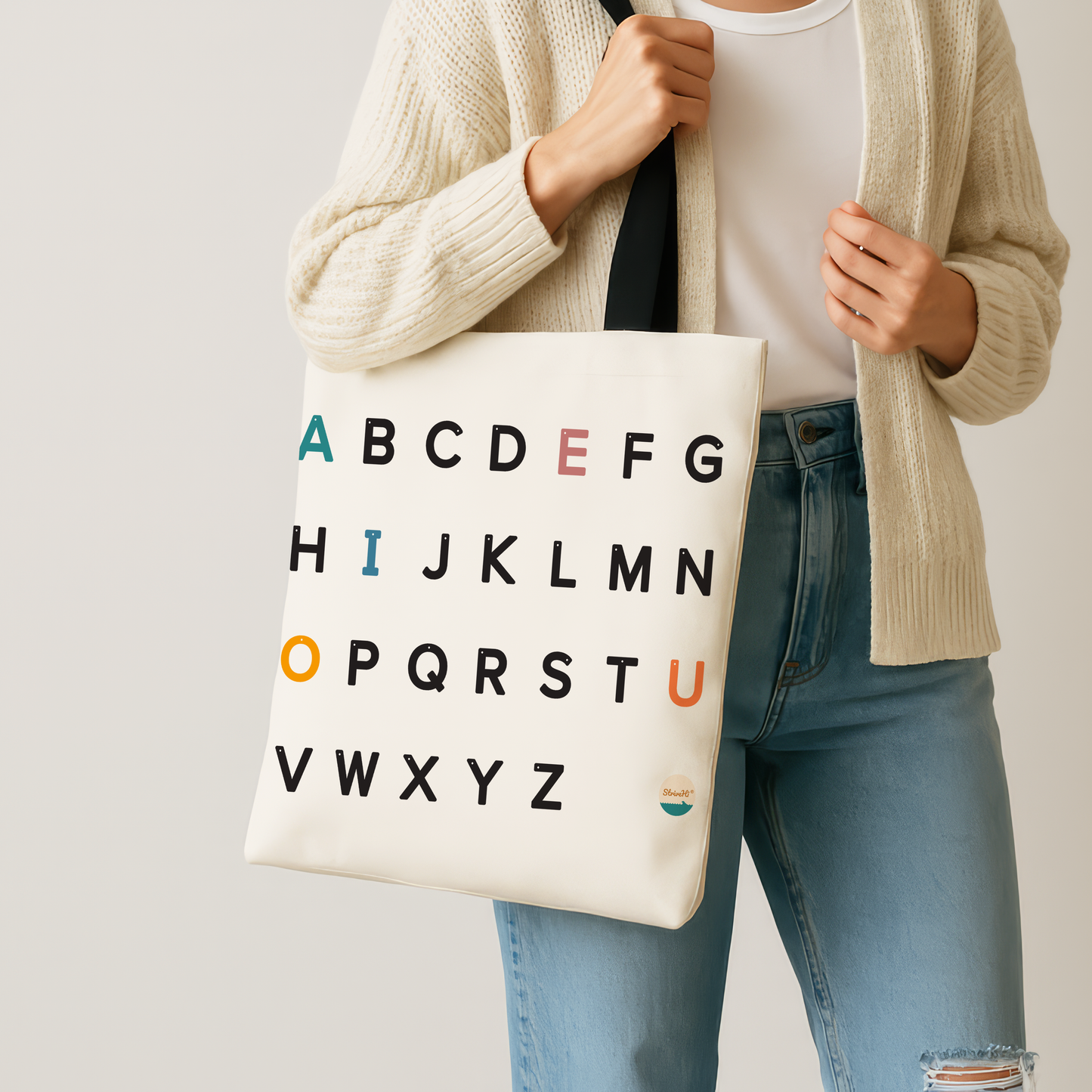 Strive Hi Alphabet Tote Bag