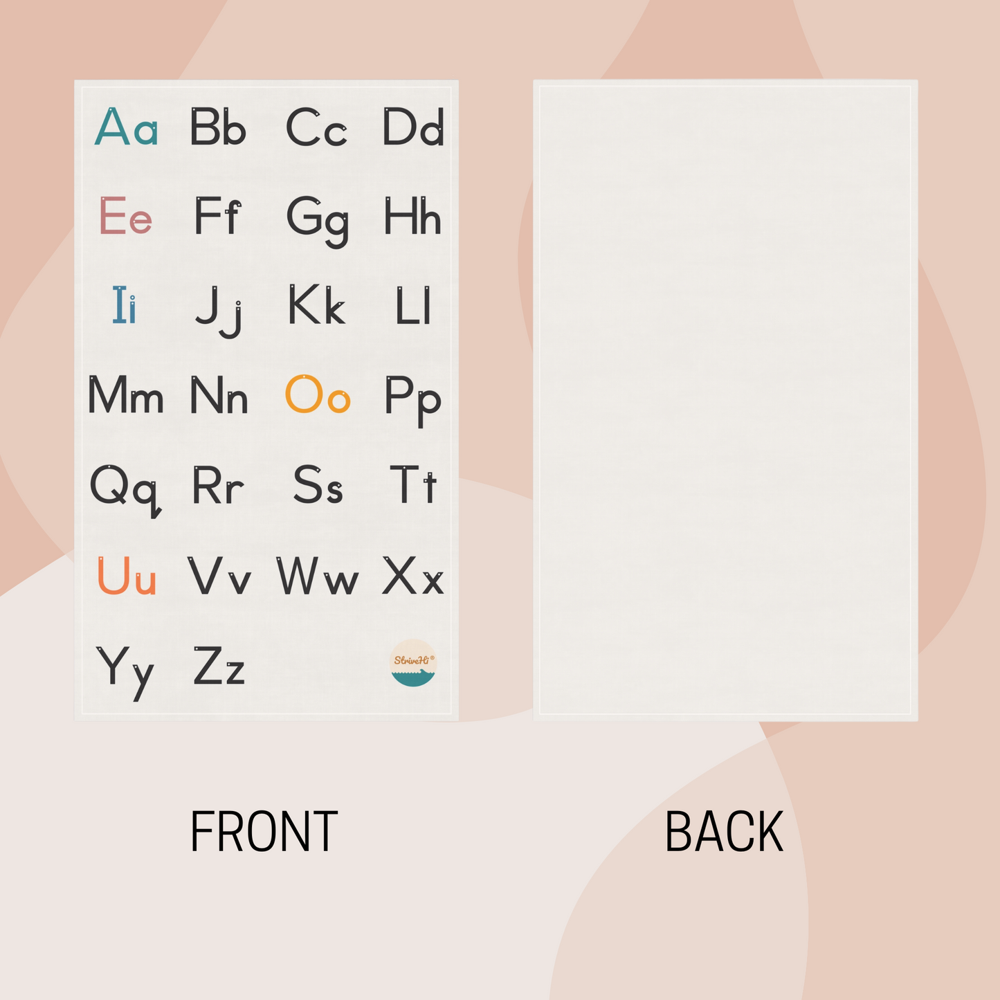 Strive Hi Alphabet Tea Towel