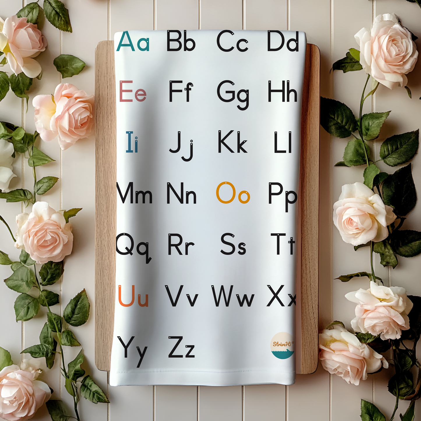 Strive Hi Alphabet Tea Towel
