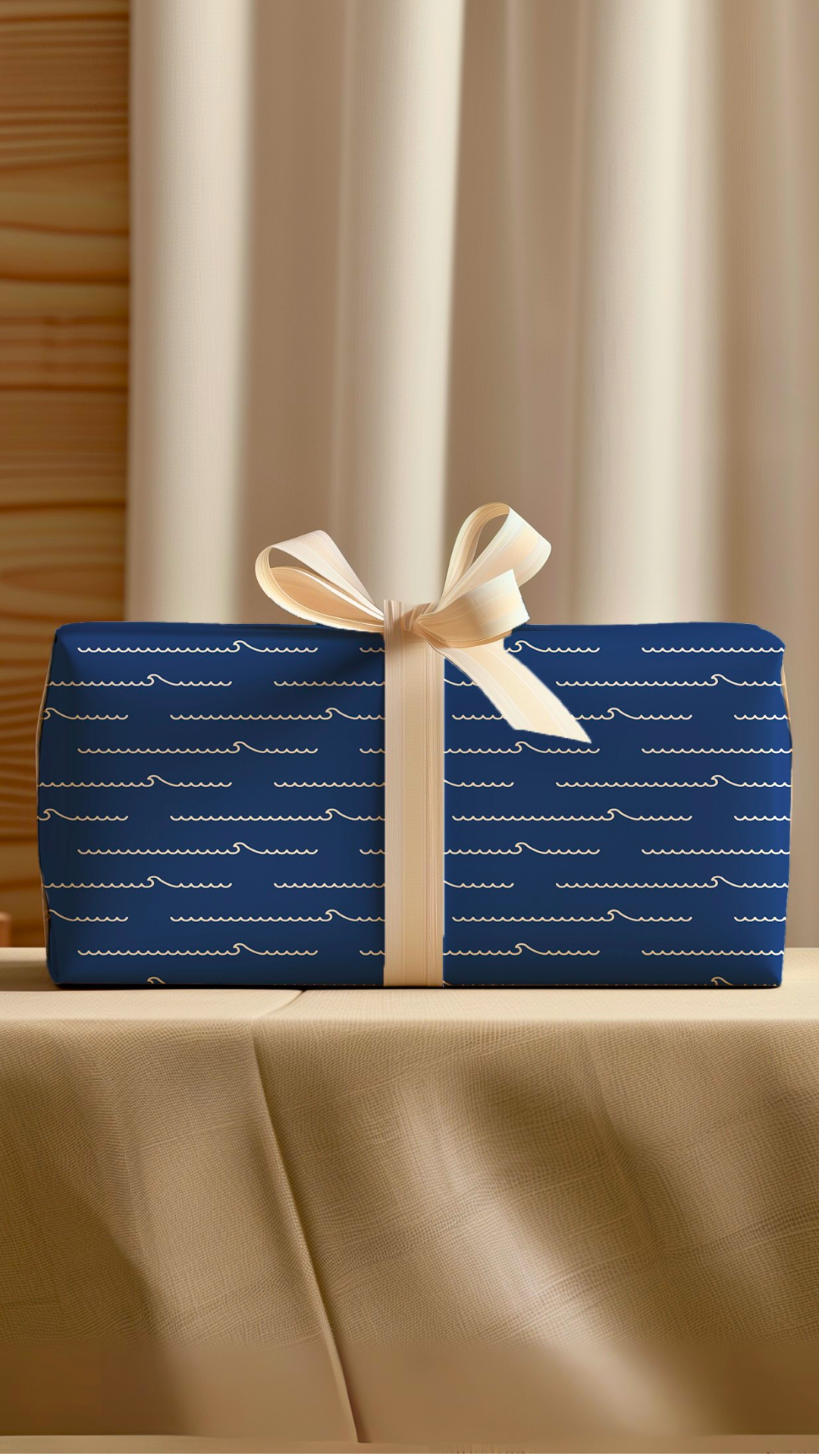 Nautical Wave Wrapping Paper