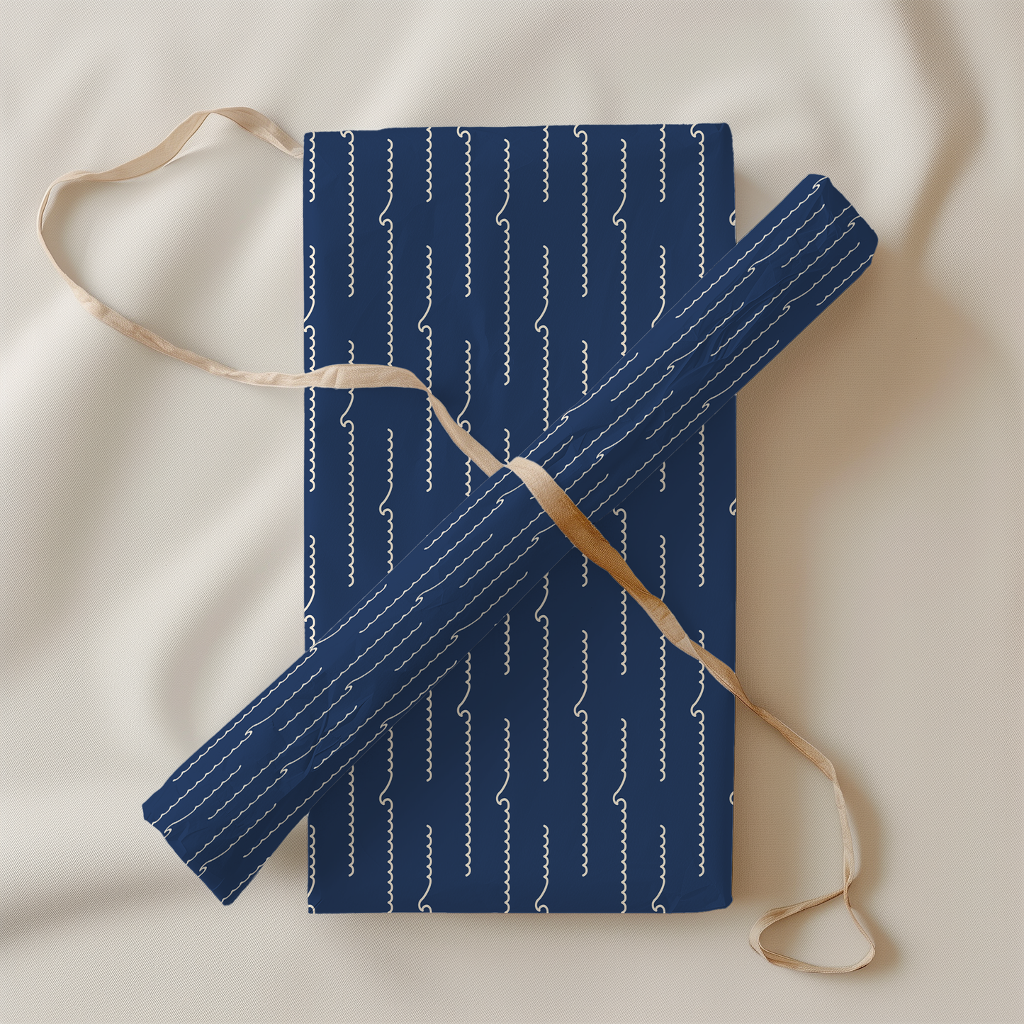 Nautical Wave Wrapping Paper