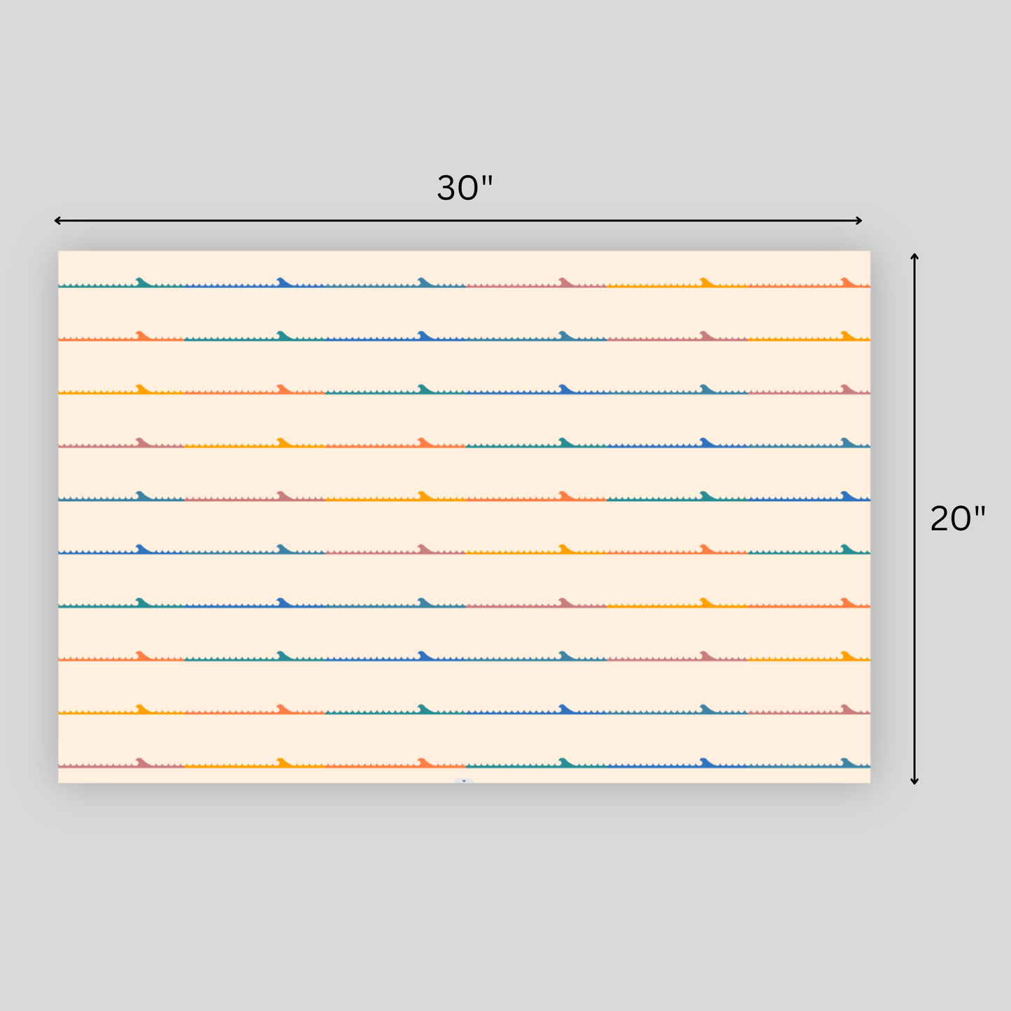 Colorful Stripe Wave Wrapping Paper
