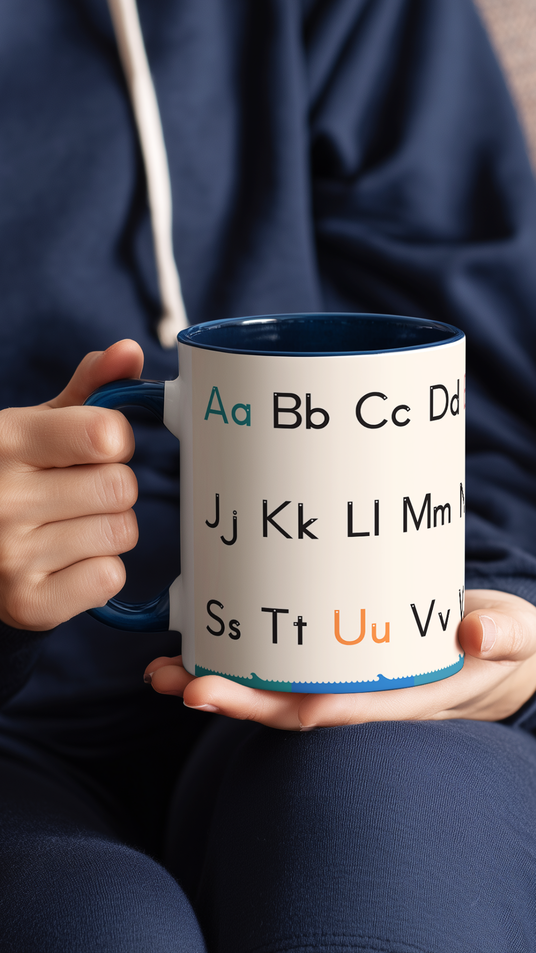 Upper and Lowercase Alphabet Mug