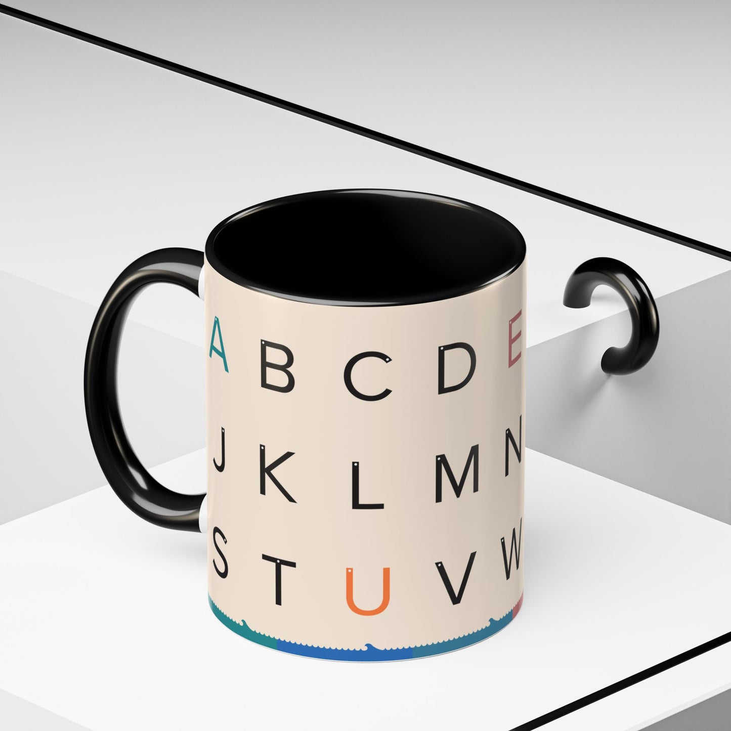 Uppercase Alphabet Mug