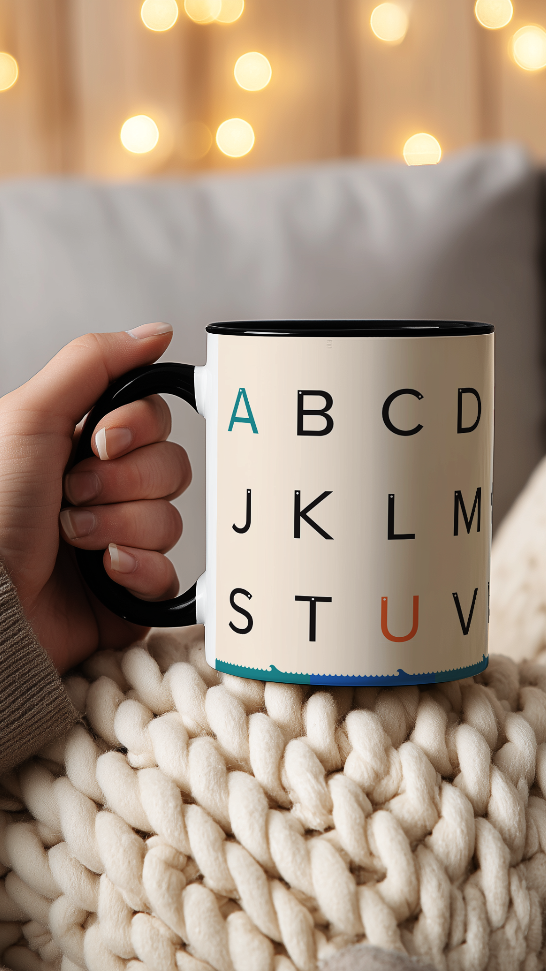 Uppercase Alphabet Mug