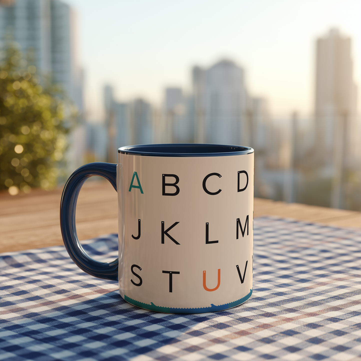 Uppercase Alphabet Mug