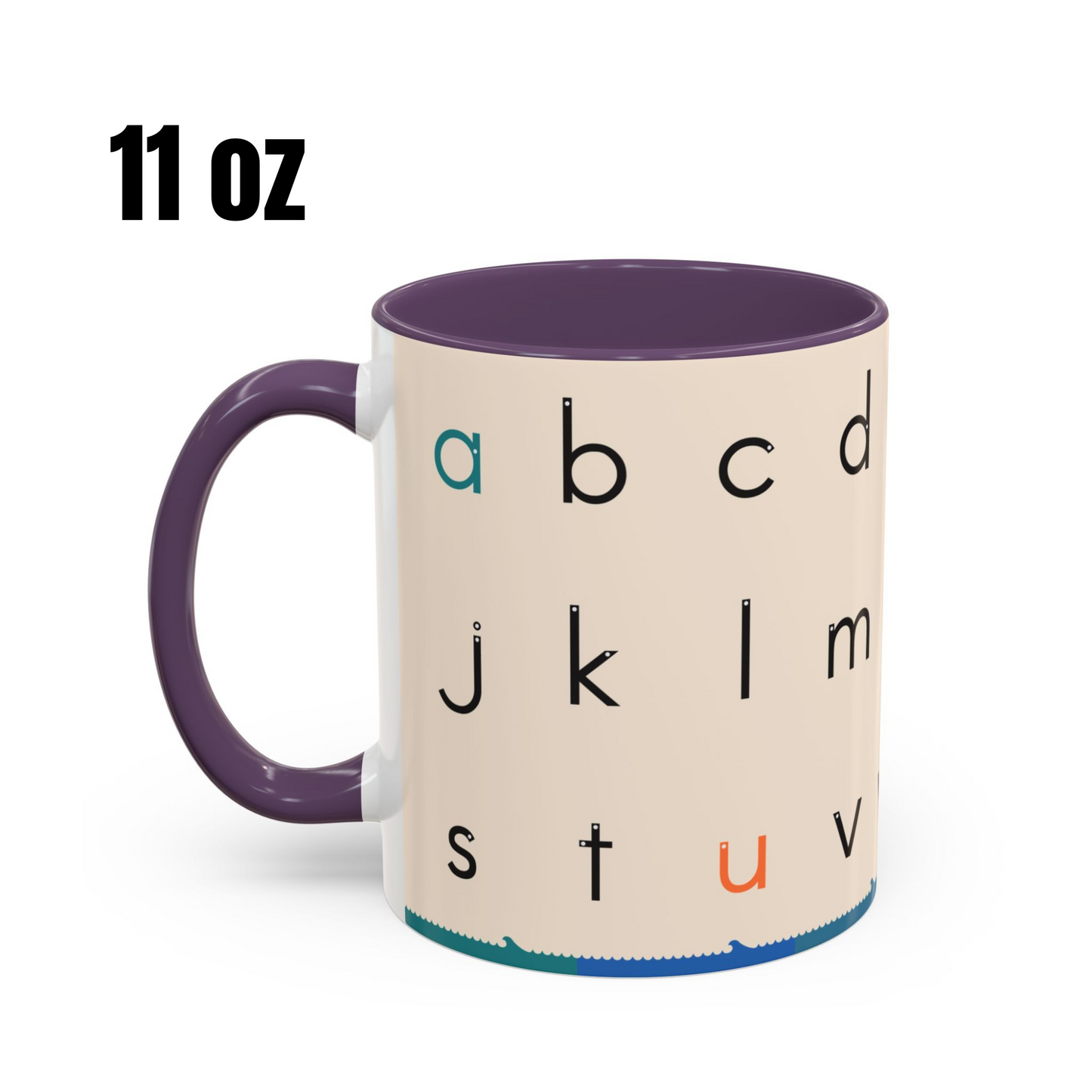 Lowercase Alphabet Mug