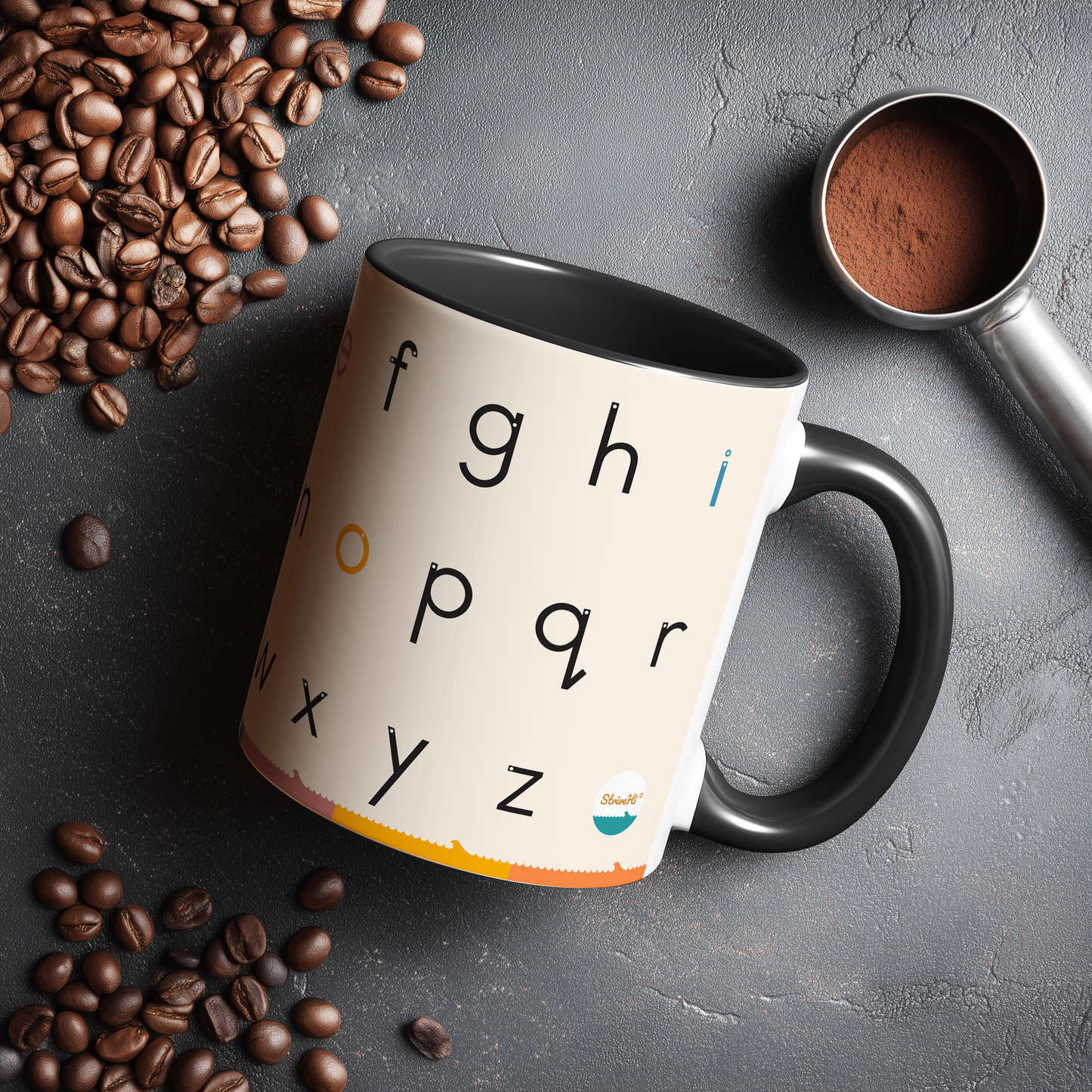 Lowercase Alphabet Mug