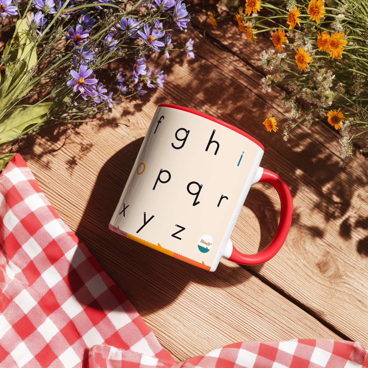 Lowercase Alphabet Mug