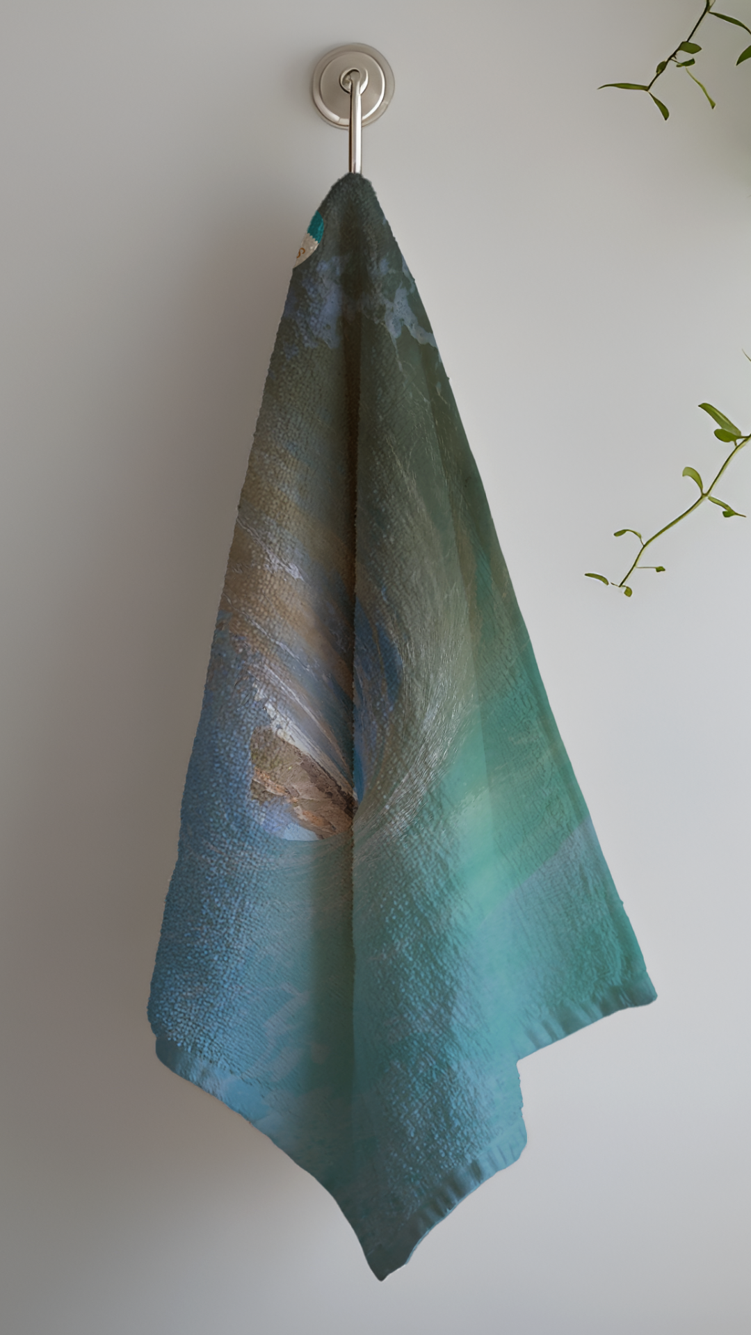 Peak-a-Boo Wave Tea Towel