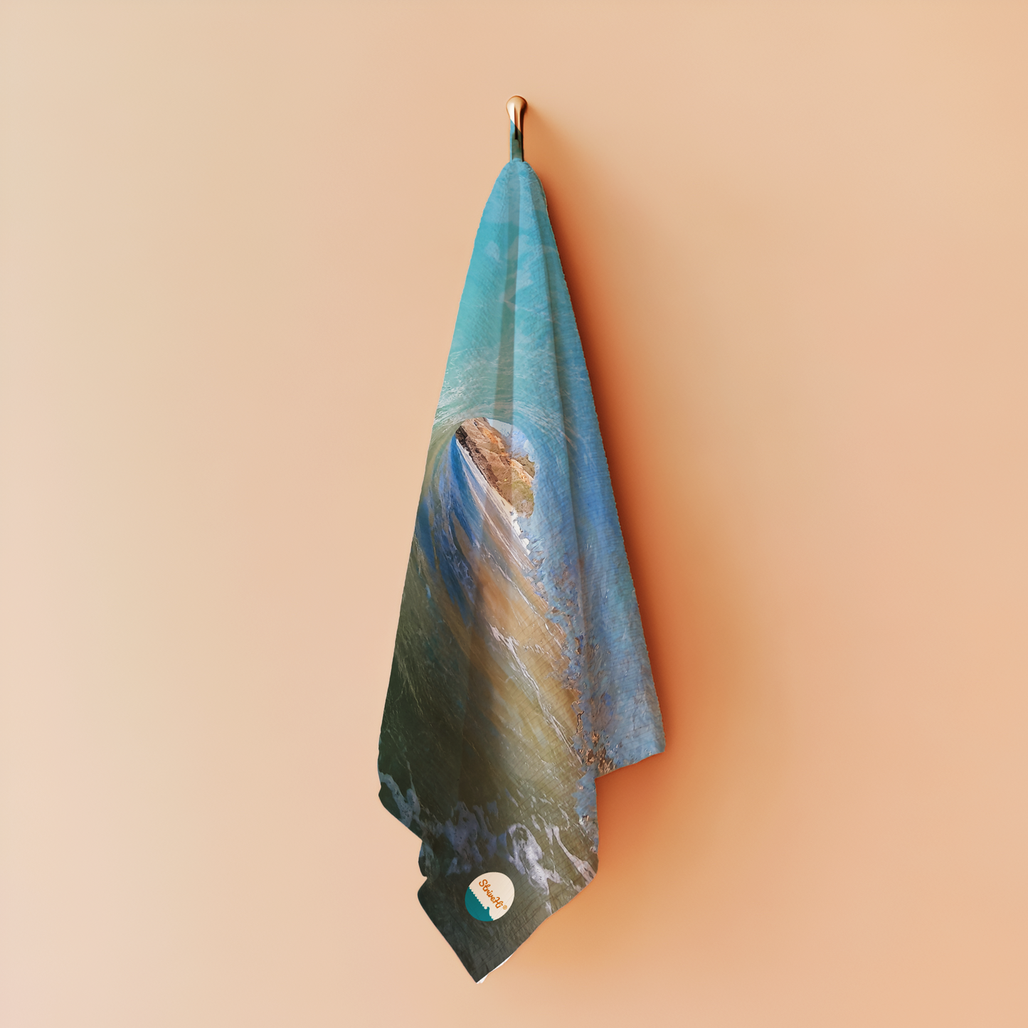 Peak-a-Boo Wave Tea Towel