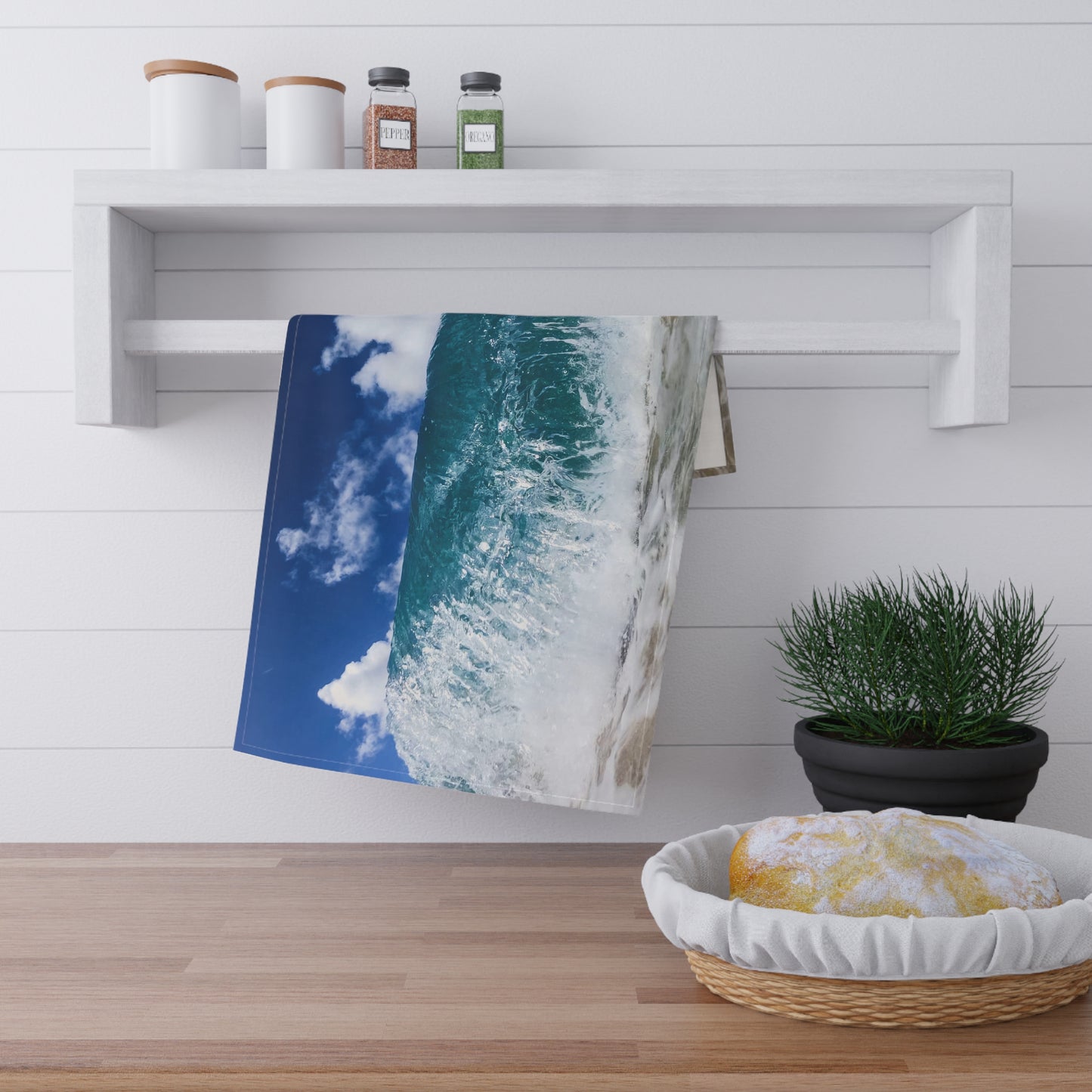 Crashing Wave Tea Towel