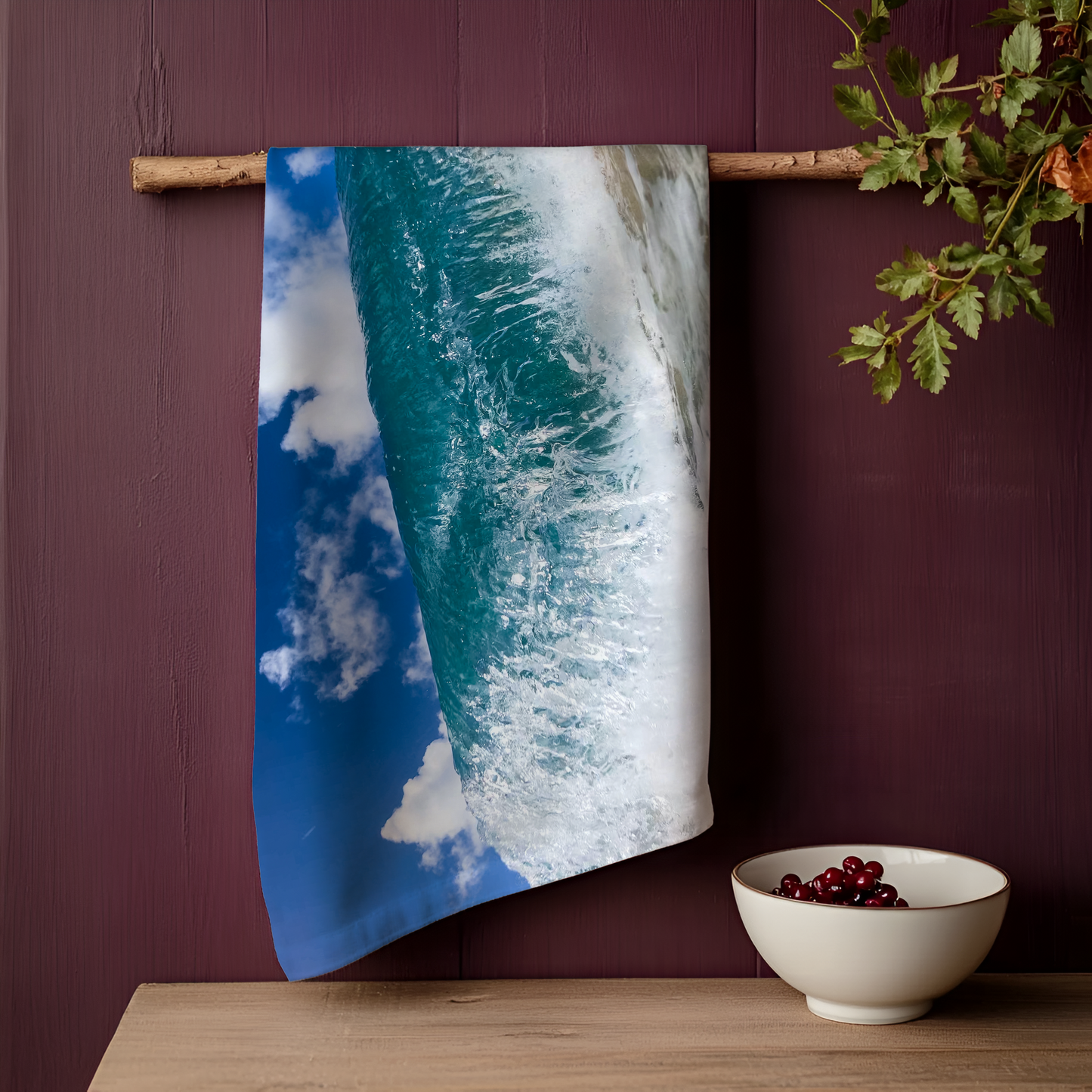Crashing Wave Tea Towel