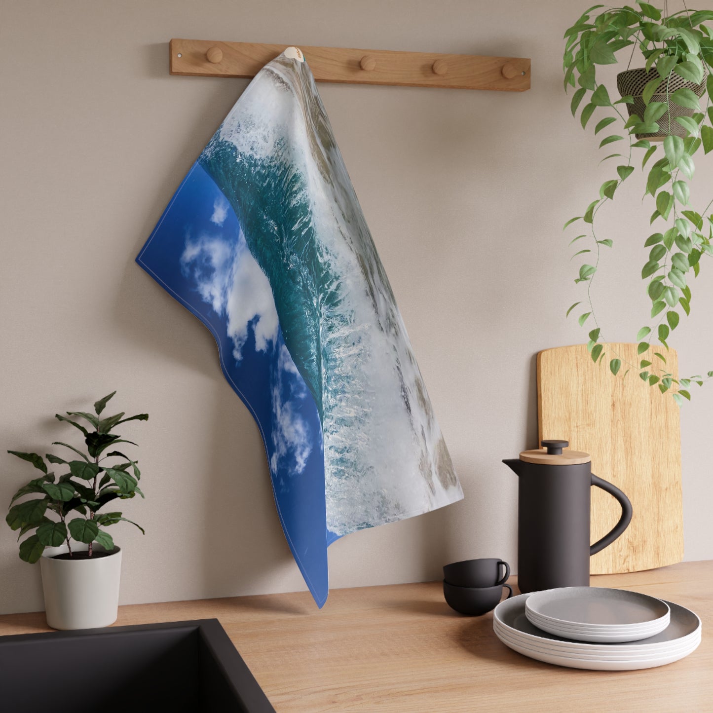 Crashing Wave Tea Towel