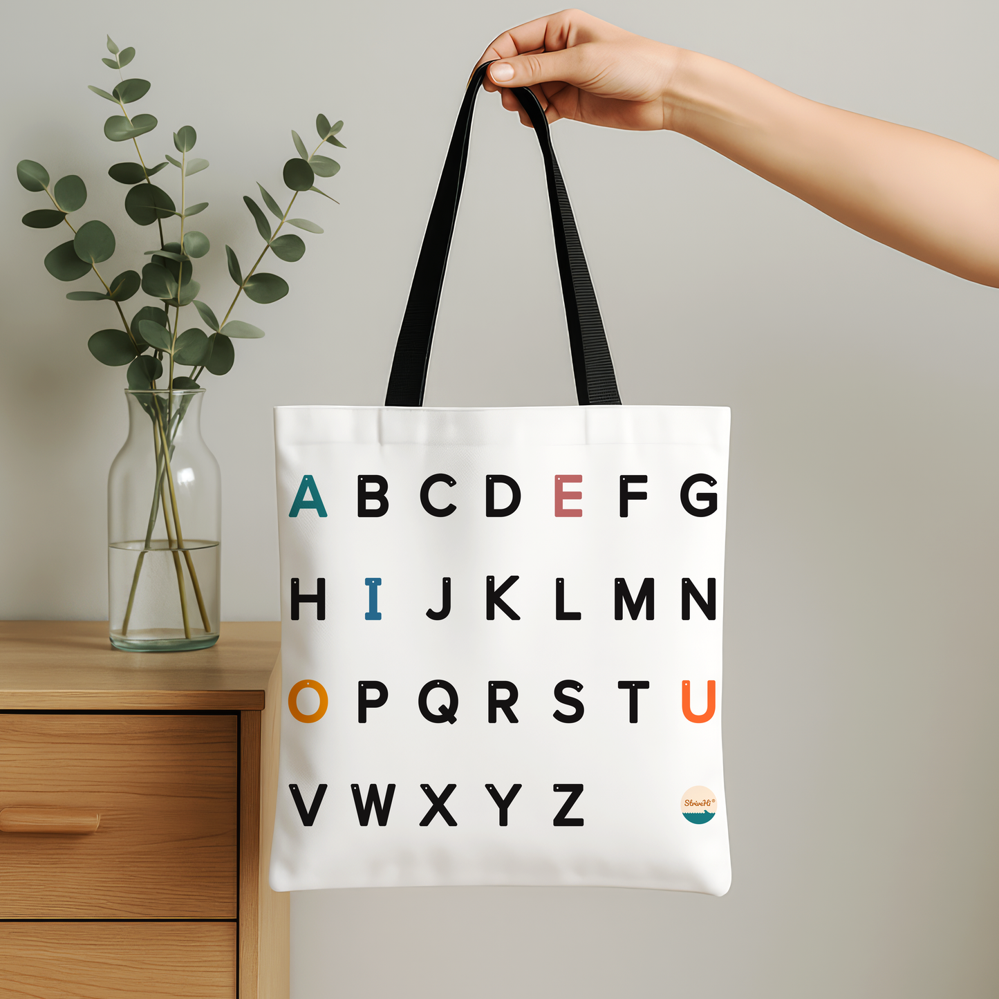 Strive Hi Alphabet Tote Bag