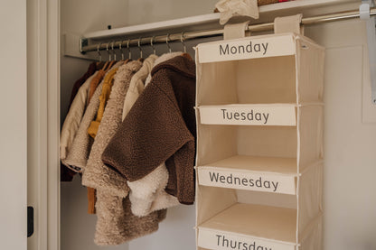 Weekly Linen Clothes Organizer