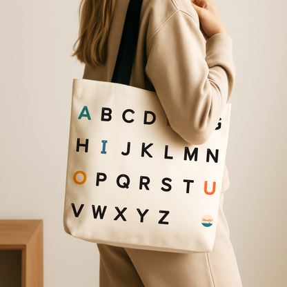 Strive Hi Alphabet Tote Bag