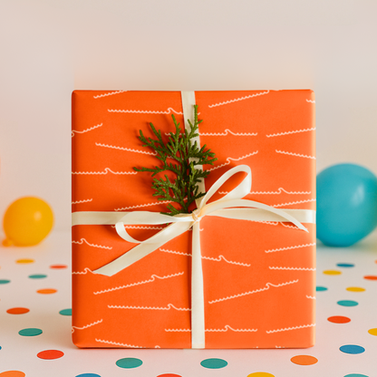 Scattered waves gift wrap paper roll present packaging gift accessories decorative wrapping paper gift wrap roll sheets gift supplies decor