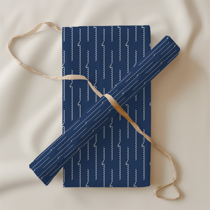 Nautical Wave Wrapping Paper