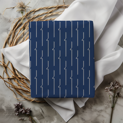 Nautical Wave Wrapping Paper