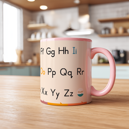 Upper and Lowercase Alphabet Mug
