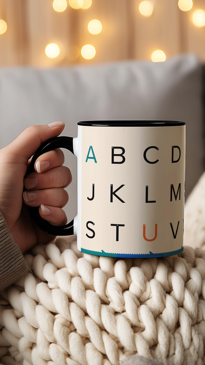 Uppercase Alphabet Mug