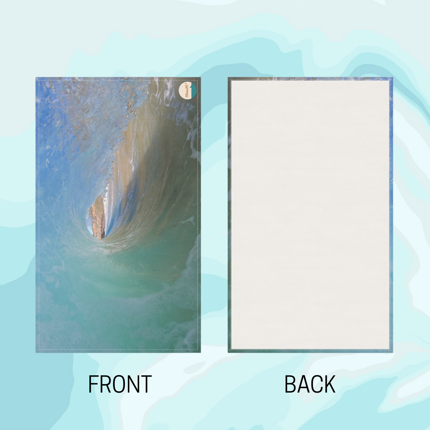 Peak-a-Boo Wave Tea Towel