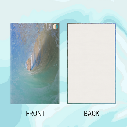Peak-a-Boo Wave Tea Towel