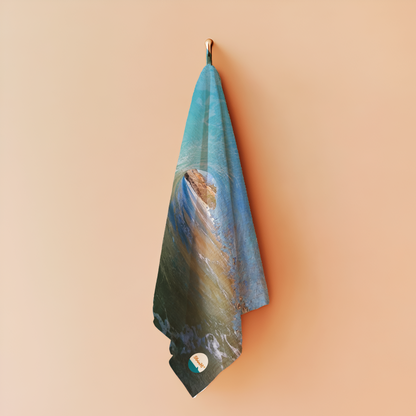 Peak-a-Boo Wave Tea Towel