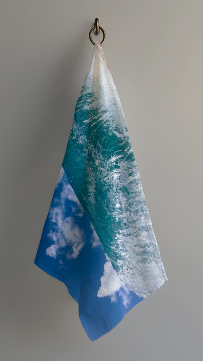 Crashing Wave Tea Towel