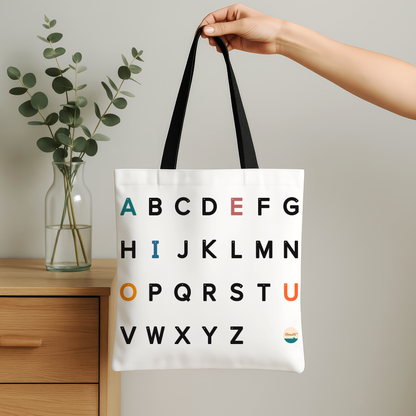Strive Hi Alphabet Tote Bag