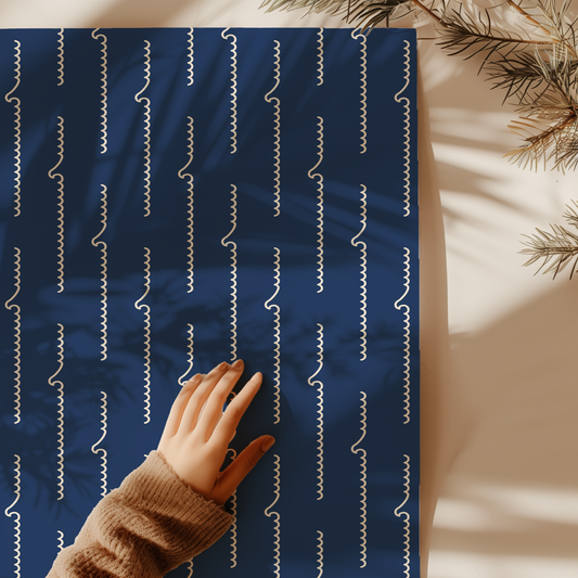 Nautical Wave Wrapping Paper