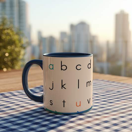 Lowercase Alphabet Mug
