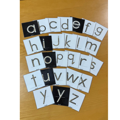 Printable Sandpaper Letters — Alphabet Tracing Cards