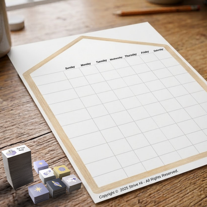 Daily Routine Chart for Kids — Printable Chart System