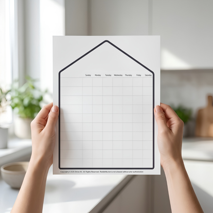 Daily Routine Chart for Kids — Printable Chart System