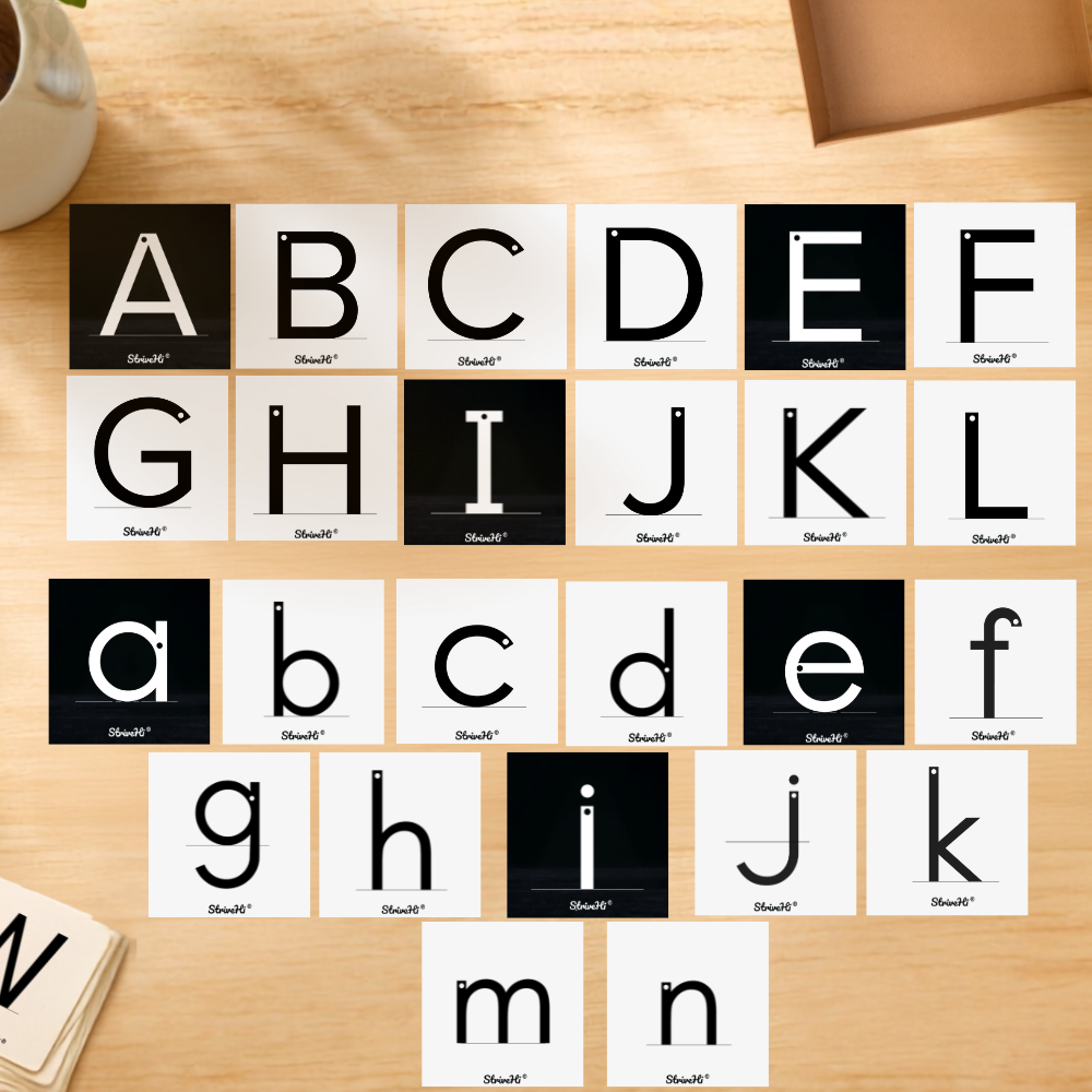 Printable Sandpaper Letters — Alphabet Tracing Cards